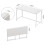 WOHOMO Folding Desk, 120cm Foldable Computer Desk for Bedroom, Space Saving Computer Table Writing Workstation for Home Office, Easy Assembly, White 3