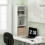 Furinno Pasir 3-Tier No Tool Assembly Open Shelf Bookcase, White 2