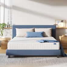 Avenco 3 Zone Pocket Sprung Mattress Medium Firm Feel, 9.8 Inch 3FT Single Mattress with Breathable CertiPUR-US Foam, Skin-friendly OEKO-TEX Fabric