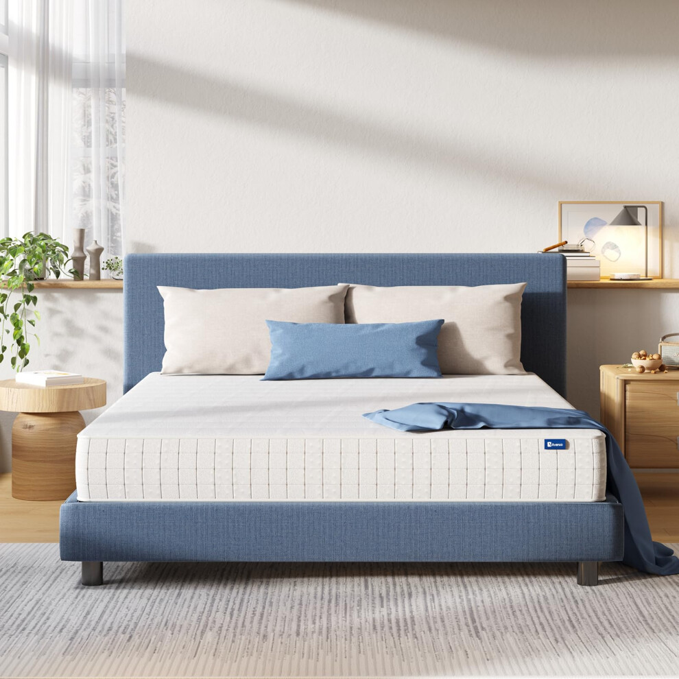 3 Zone Pocket Sprung Mattress Medium Firm Feel, 9.8 Inch 3Ft Single Mattress With Breathable Certipur-Us Foam, Skin-Friendly Oeko-Tex Fabric Avenco