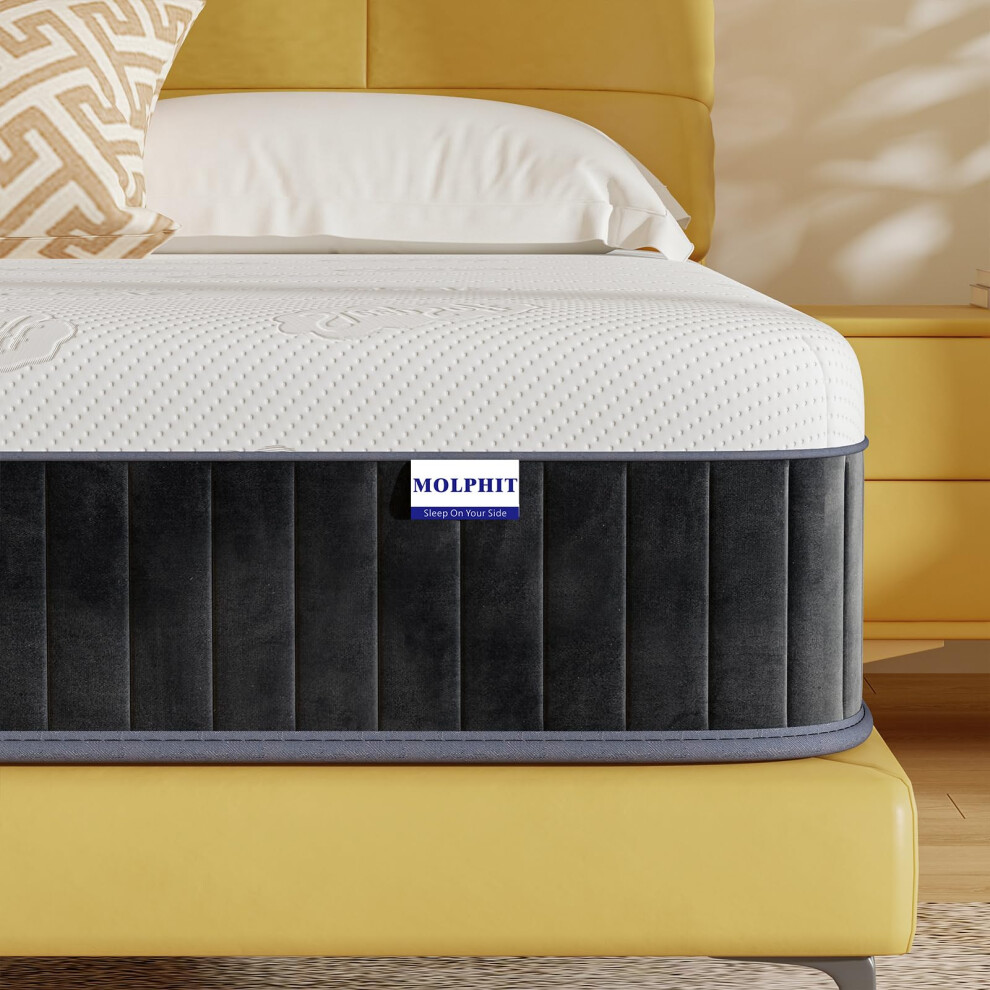 MOLPHIT Small Double Mattress, 10 Inch Hybrid Mattress with Breathable Foam and Individually Pocket Spring, Memory Foam Mattresses for Back Pain-image-OPC-PH5296H-NEW