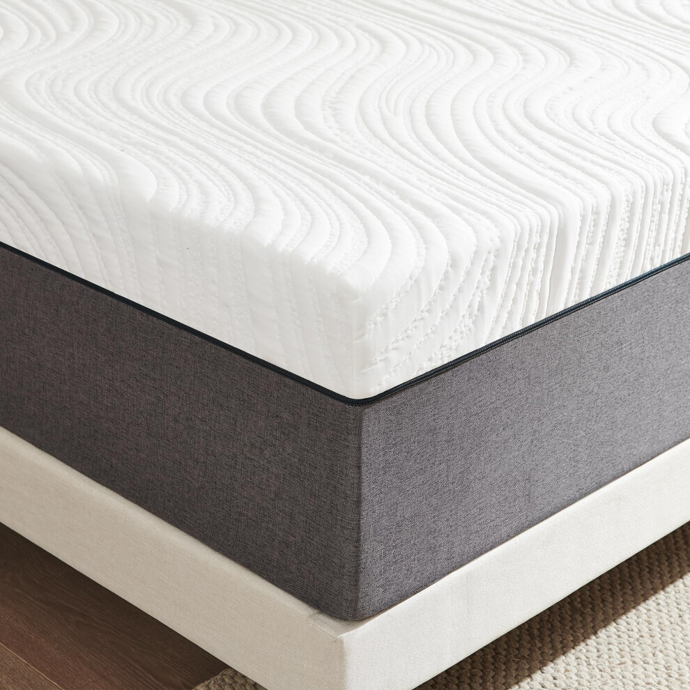 Twirest Mattresses, 25cm Double Mattresses with Memory Foam and Anti-mite, Breathable, Removable Carved Cover, Mattress in a Box, Edges Support for-image-OPC-PH5298Y-NEW