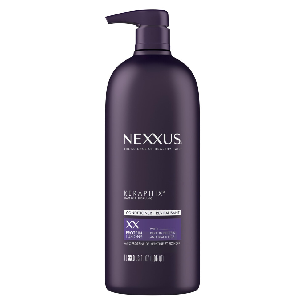 Nexxus Hair Black Nexxus Keraphix Conditioner, For Damaged Hair, 33.8 Ounce