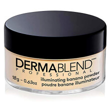 Dermablend Professional Illuminating Banana Loose Setting Powder - Sets Face and Body Makeup for Up to 16 Hours - Instantly Brightens Complexion - For