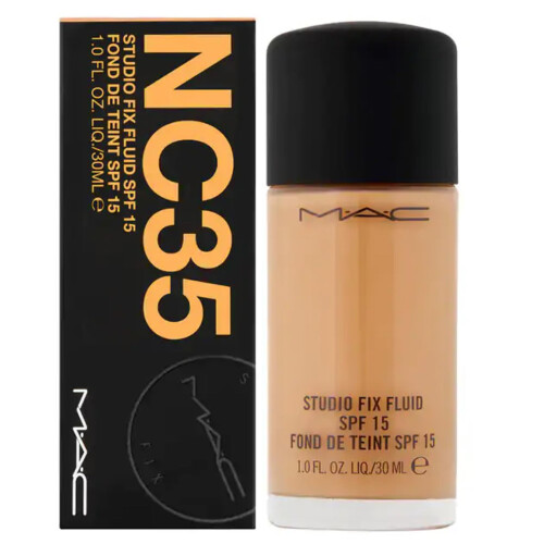 MAC MAC Studio Fix Fluid Foundation SPF15 NC35 2