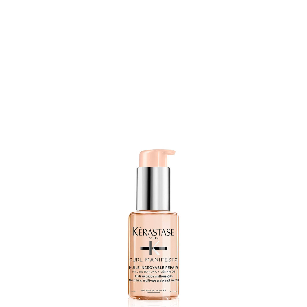 K?rastase Curl Manifesto, Nourishing Oil Styling and Finishing Treatment, For Curly Hair, With Manuka Honey and Ceramide, Huile Sublime Repair, 50 ml