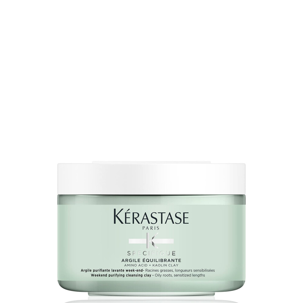 K?rastase Specifique, Weekend Purifying Cleansing Clay Shampoo, For Oily Roots & Sensitised Lengths, With Amino Acid & Kaolin Clay, Argile