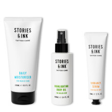 Stories & Ink Tattoo Aftercare | The Originals Pack for All Skin Types, Completely Hydrates, Highlights and Defines your Ink, Free from Parabens and