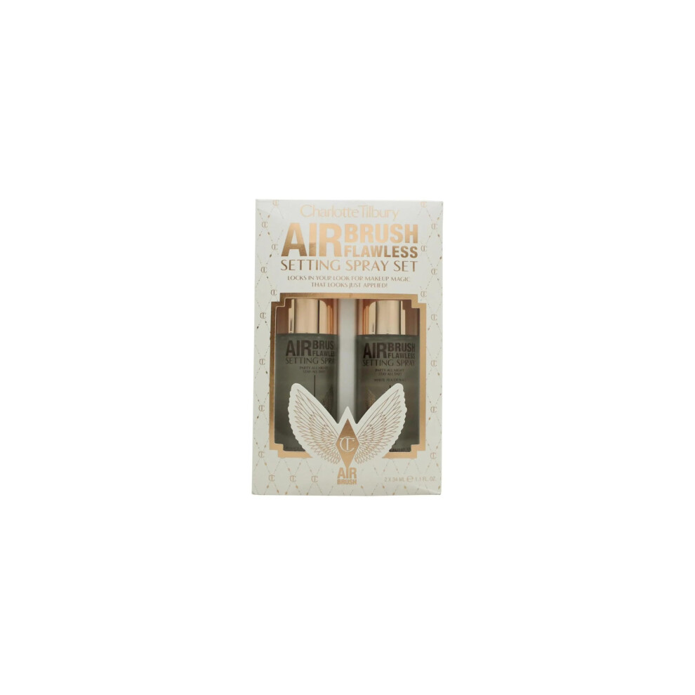 Charlotte Tilbury Airbrush Flawless Setting Spray Set 2 x 34ml