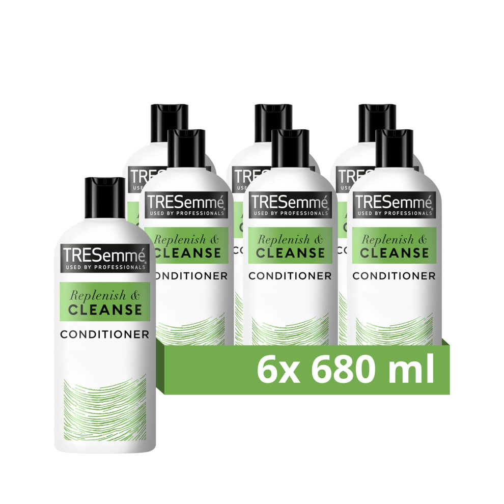 Tresemmã© Tresemm? Replenish & Cleanse Conditioner Conditions & Protects Hair In One Wash With A Vitamin Complex 6X 680 Ml