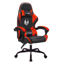 T-THREE.Ergonomic high-back gaming, computer, office, study, swivel, and racing-style chair with adjustable lumbar and headrest support, 150kg weight