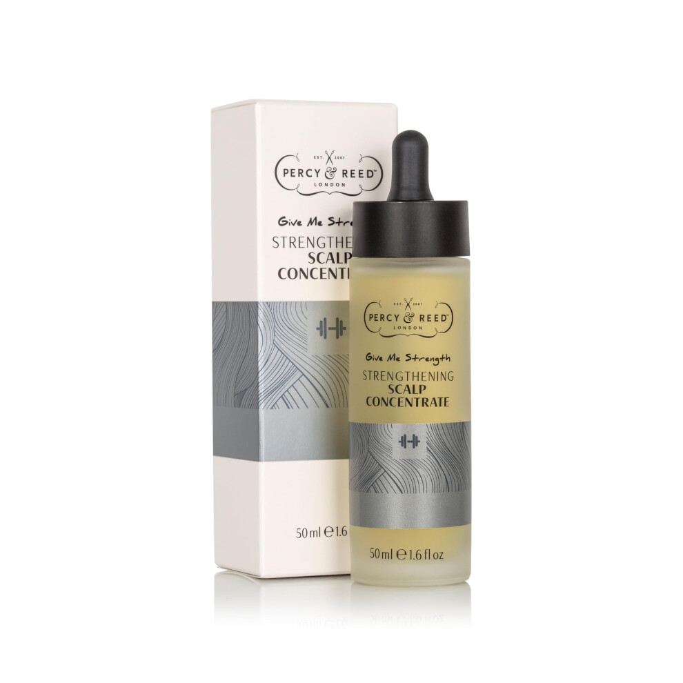 Percy & Reed White Give Me Strength Strengthening Scalp Concentrate - High Performance Serum, Thickens Hair. Dermatologically Tested. Free From Gluten,