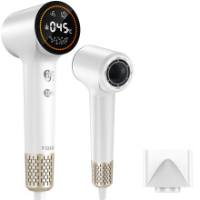 TQQ Hair Dryer, 400 Million Plasma Ionic Hairdryer, 110, 000 RPM High Speed Brushless Motor Blow Dryer for 2min Fast Drying, 57dB Low Noise Travel