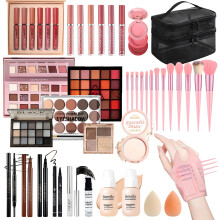 Make Up Set, Makeup Kit for Women, All In One Make up Kit, Makeup Gift Sets for Women Includes Makeup Aid Belt Foundation Eyeshadow Palette Lipstick