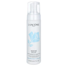 Lanc?me Mousse Eclat Self-Foaming Cleanser - Clarifying & Exfoliating Face Wash for All Skin Types, 200ml