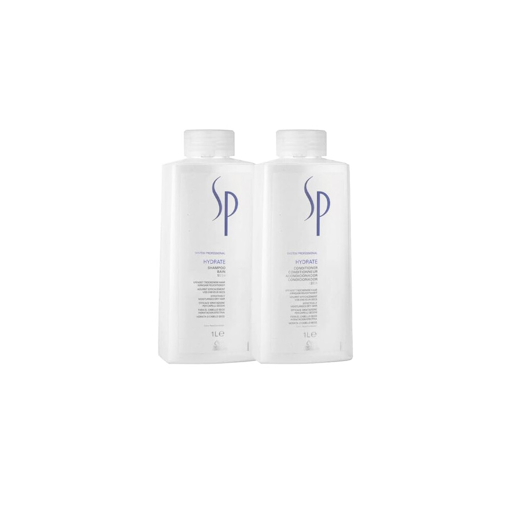 Wella Sp Hydrate Shampoo 1000Ml And Conditioner 1000Ml