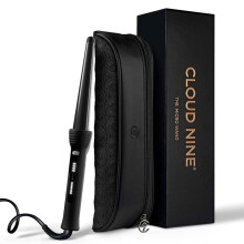 CLOUD NINE The Texture Wand Hair Styling Tool | Variable Temperature Control | Instant Heat Ceramic Barrel | 360? Degree Pivot Cord | Range of Hair