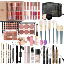 Make up Set, Ruicen Makeup Kit for Women and Teenages, Makeup Set Full Kit, Make up Sets Includes Foundation 40 Color Eyeshadow Microblading Eyebrow