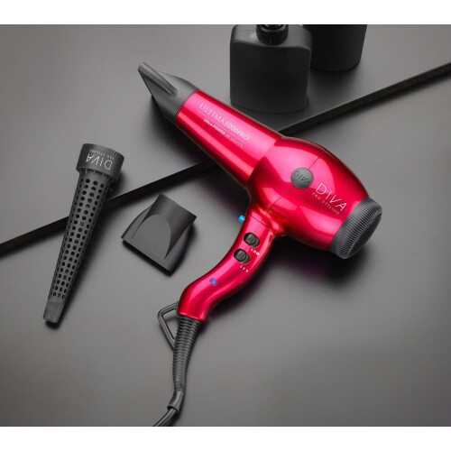 Diva Diva Pro Styling Ultima 5000 Dryer with Styling Wand - Red 1