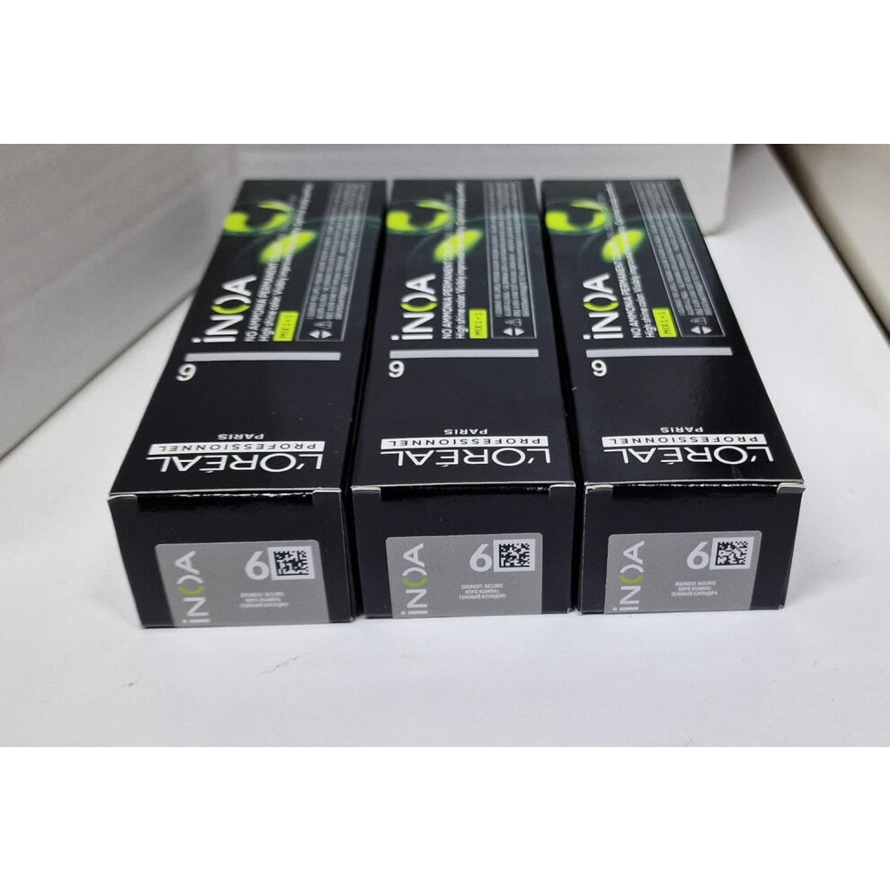 New L’oréal Paris Loreal Inoa 6 3 X 60 Ml Dark E03867