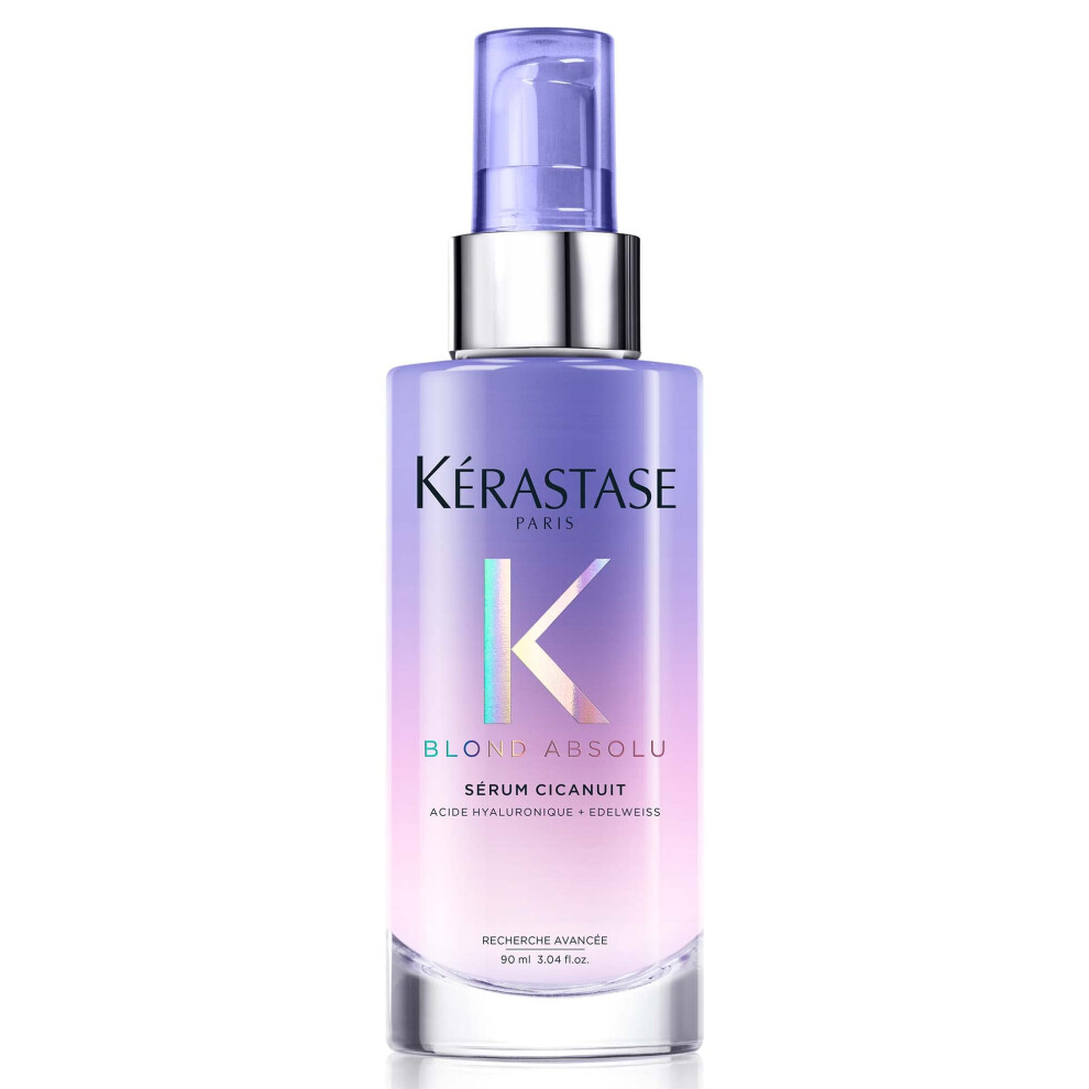 K?rastase Blond Absolu, Conditioning Leave-In Hair Serum, Overnight Treatment, For Lightened or Highlighted Hair, With Hyaluronic Acid & Edelweiss
