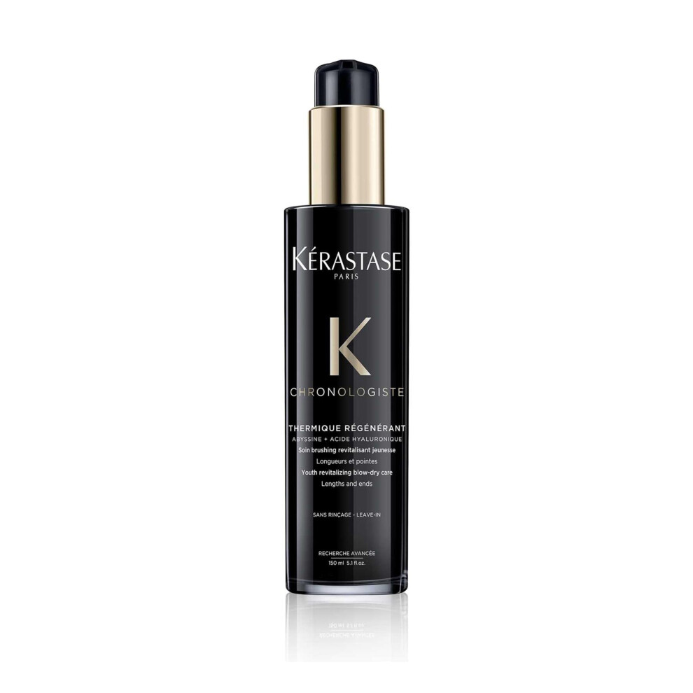 K?rastase Chronologiste, Youth Revitalising Blow-Dry Care, For Lengths and Ends, With Hyaluronic Acid, Abyssine & Vitamin E, Thermique Reg?n?rant,