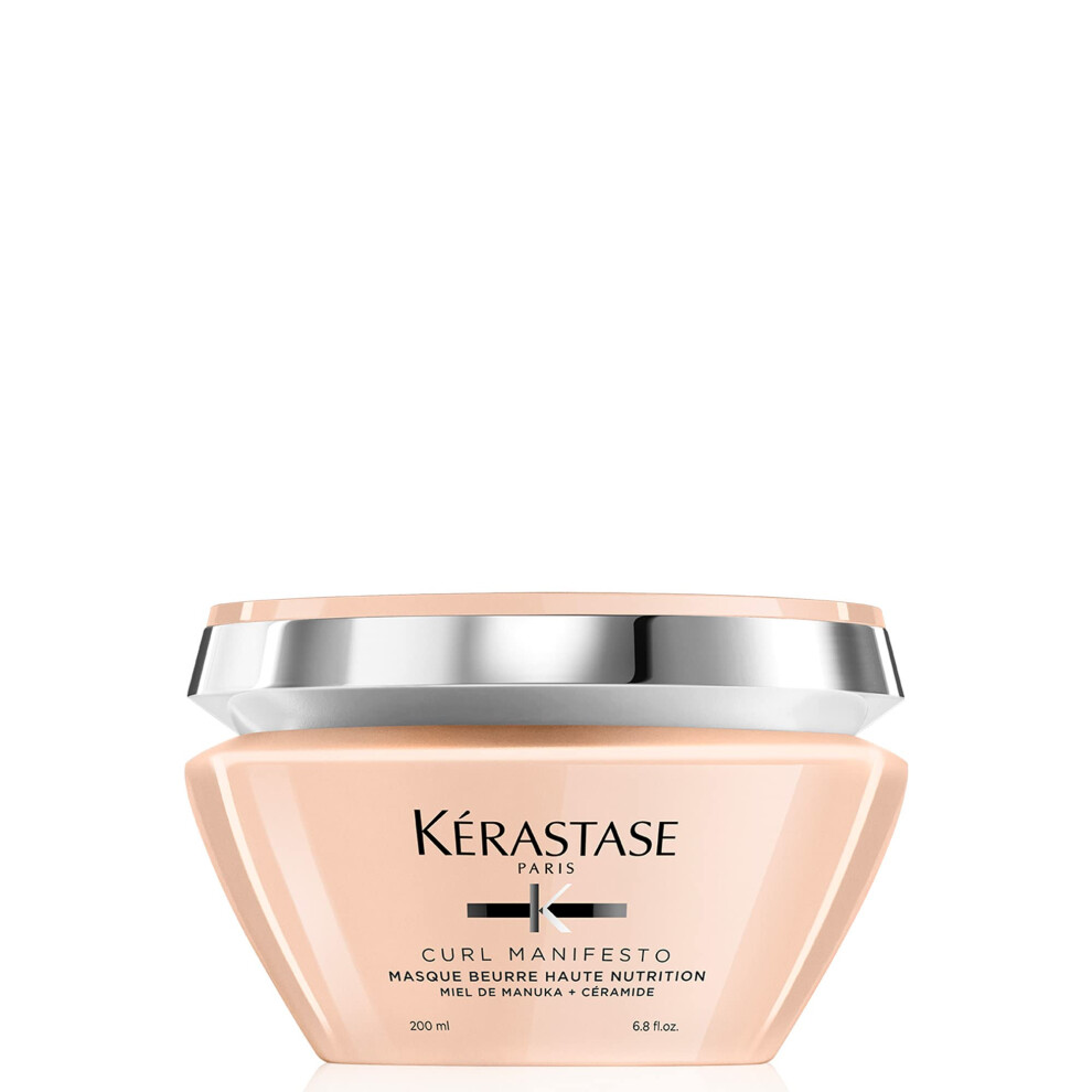 K?rastase Curl Manifesto, Extra-Rich Conditioning and Nourishing Mask, For Curly to Very Curly and Coily Hair, With Manuka Honey and Ceramide, Masque