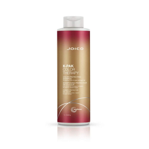 Joico K-Pak Color Therapy Color Protecting Shampoo 1000 ml - Sulfate-Free Color Shield, Strength & Shine (2571124)