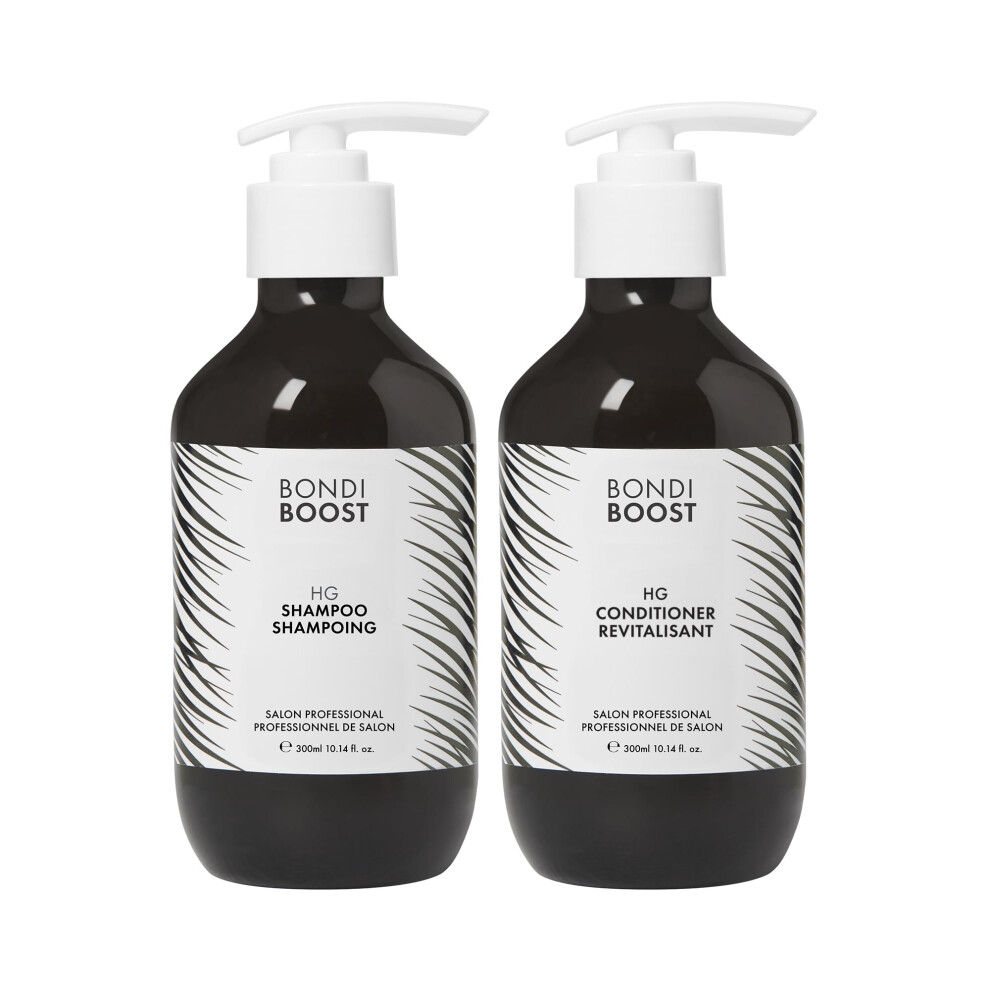 Bondiboost Hg Duo Shampoo + Conditioner Bundle [10.14Fl Oz Each] - Improves Appearance For Thinning Hair - Volumizing + Hydrating + Nourishing
