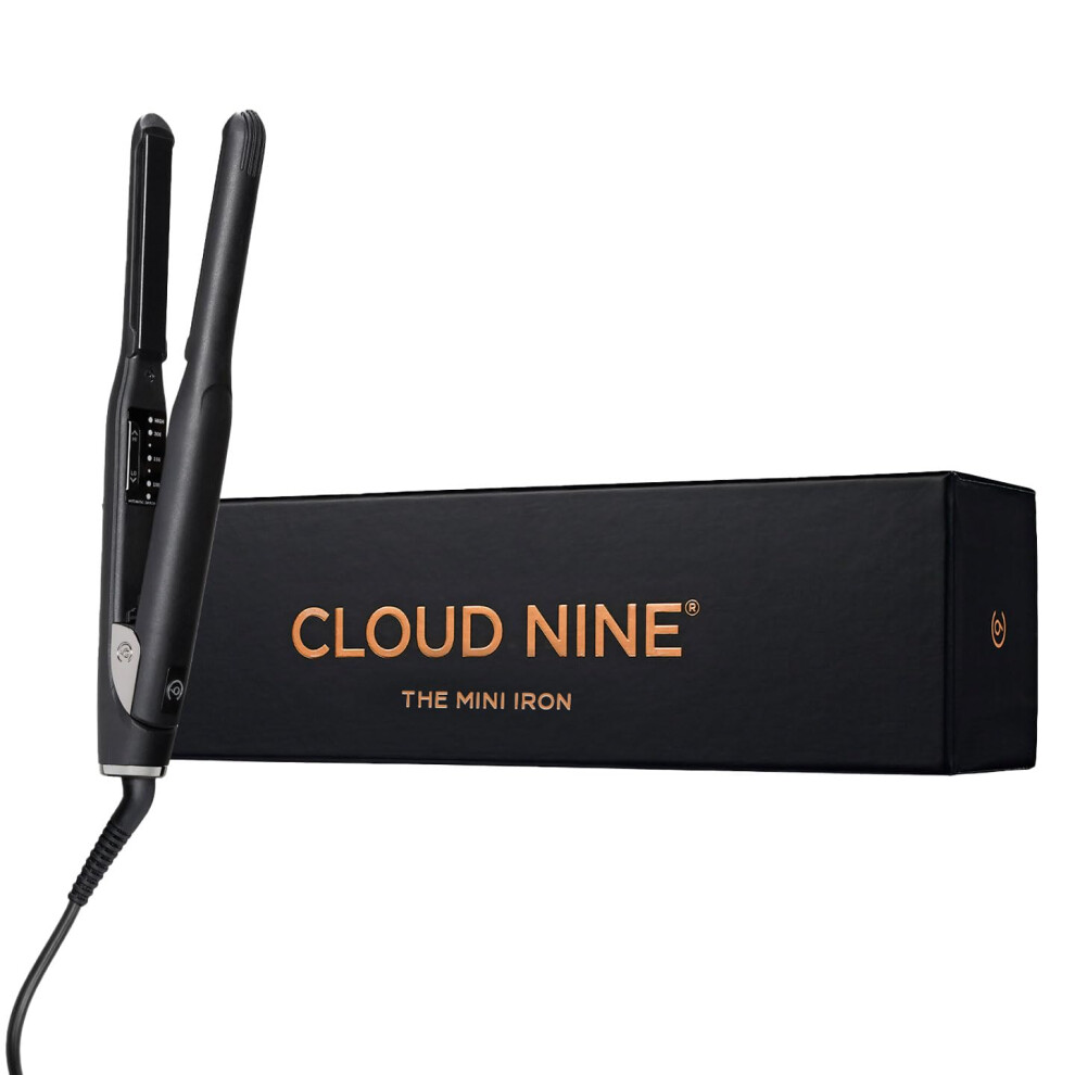 CLOUD NINE The Original Mini Iron Hair Straightener | Ceramic Floating Plates Variable Temperature Control 100?C to 200?C | Swivel Pivot Cord Quick