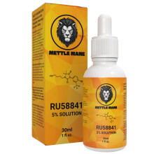 Mettle Mane - RU58841 5% Solution (50mg/ml) - DHT Blocker Hair Serum - 30ml Bottle
