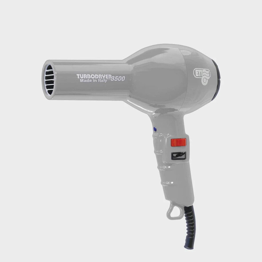 Eti Turbodryer 3500 Professional Salon Hair Dryer - Pure Grey