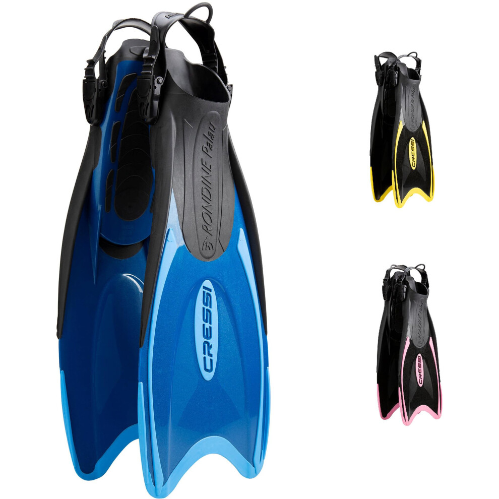 Cressi Palau Snorkeling Fins (, L-Xl) Blue