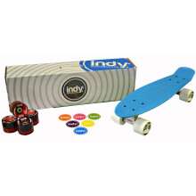 Indy Skateboards Retro Cruiser 70s Style Skateboard - 4 Colours (Vintage 70s Penny Globe Bantam Style) (Bangin Blue)