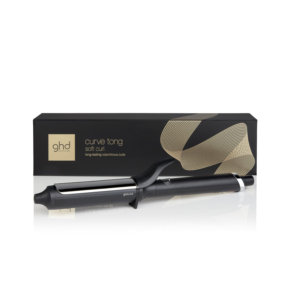 ghd Curve Soft Curl Tong - 32 mm Large Barrel, Creates Big Curls And Soft Waves, Ultra-Zone Technology With Optimium Styling Temp 185?C, Protective