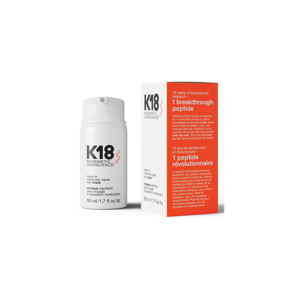 K18 Leave-In Hair Repair Mask, 50ml