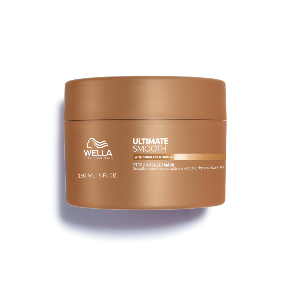 Wella Professionals Ultimate Smooth Hair Mask - Nourishing Hair Mask With Squalane & Omega 9 - For Dry, Dull & Frizzy Hair (150ml)
