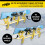 TOKO Ski Vise Freeride - Yellow, One Size 4