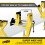 TOKO Ski Vise Freeride - Yellow, One Size 3