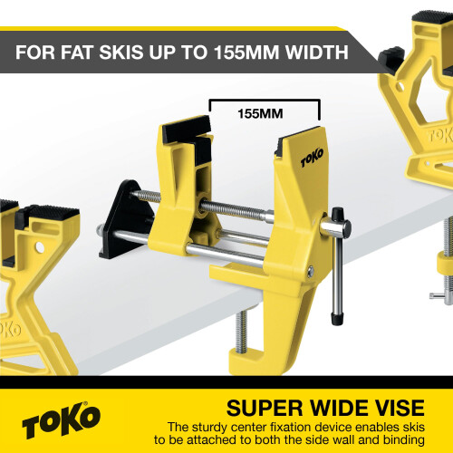TOKO Ski Vise Freeride - Yellow, One Size 2