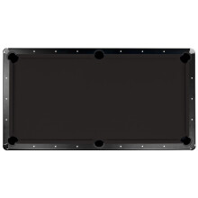 Championship Saturn II Billiards Cloth Pool Table Felt, Black, 7-Feet