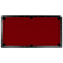 Championship Saturn II Billiards Cloth Pool Table Felt, Burgundy, 8-Feet