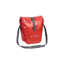 VAUDE Aqua Front Rear Pannier Bike Bag - Set of 2 - PVC-Free Tarpaulin Bike Panniers - Waterproof Pannier Bags with a 28 Litre Total Storage Volume