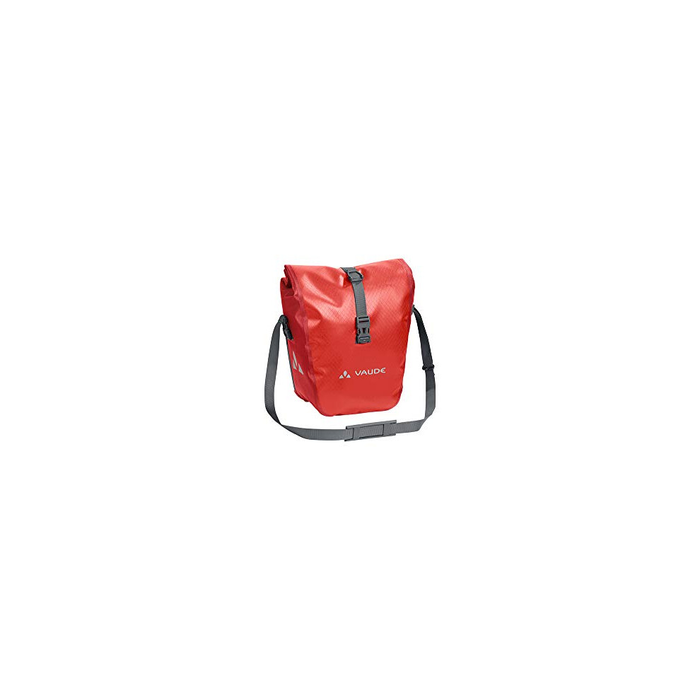 Vaude Aqua Front Rear Pannier Bike Bag - Set Of 2 - Pvc-Free Tarpaulin Bike Panniers - Waterproof Pannier Bags With A 28 Litre Total Storage Volume