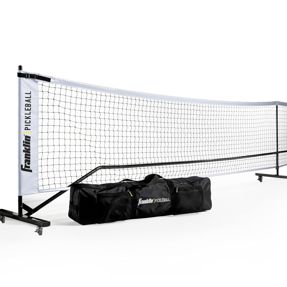 Franklin Sports Pickleball Net - Official Size With Wheels - Superior Portability