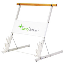 Booty Kicker ? Home Fitness Exercise Barre, Folds Flat, Portable, Storable, Strong Angular Design for Pushing, Pulling, Balance & Ballet Exercises,