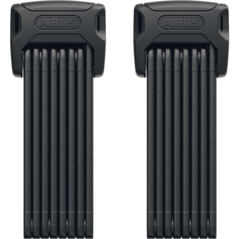 ABUS folding lock Bordo 6000K with SH lock holder - set of 2 - bike locks with XPlus cylinder for high tamper protection - security level 10 - length