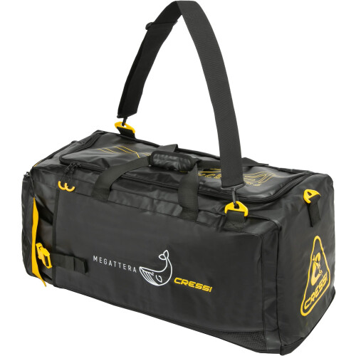 Cressi Cressi Megattera Bag, Black / Yellow, 110 LT 1