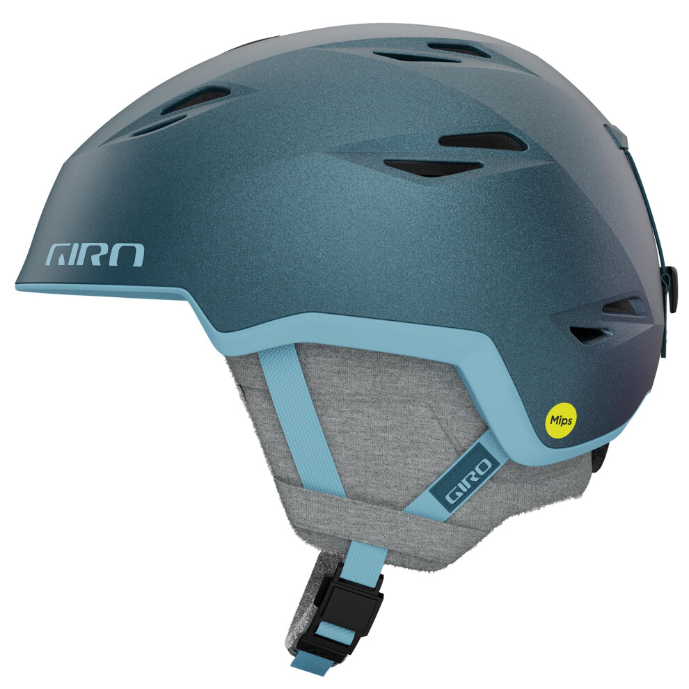 Giro Womens Envi Spherical Mips Snow Helmet - Matte Anodised/Harbour - Small 52-55.5Cm Blue