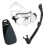 Cressi Cressi Big Eyes Evolution & Alpha Ultra Dry, clear/black 1